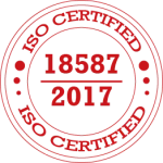 ISO certification logo showcasing commitment to quality and compliance with global standards.