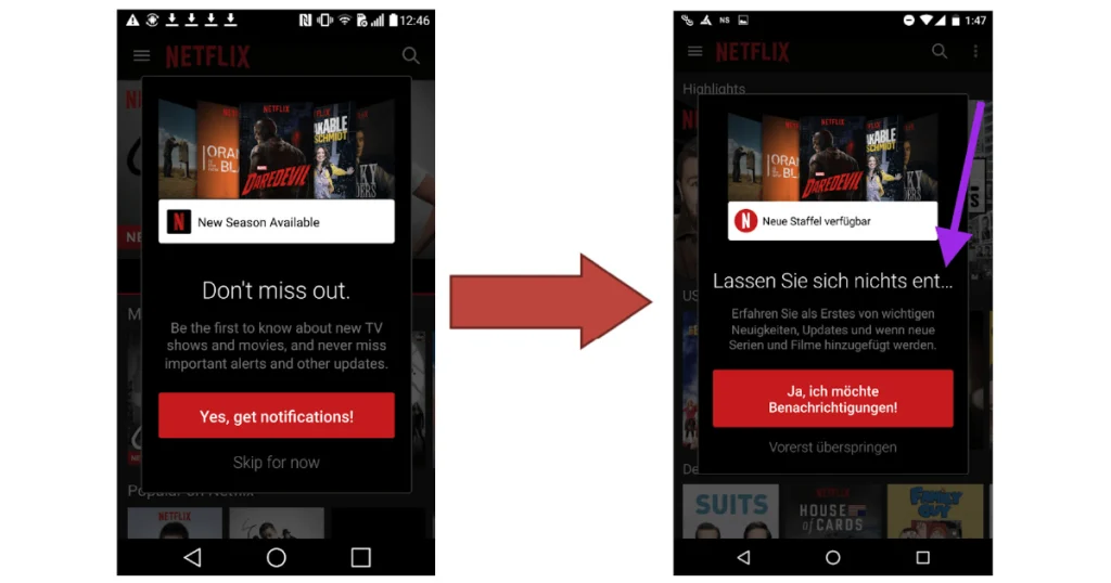 UI screen with expanded pseudolocalized text to test layout responsiveness before localization. 