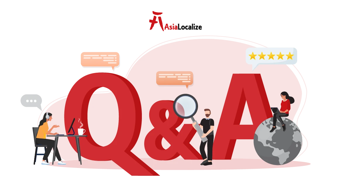 Translation quality assurance checklist showing linguistic review, localization QA, and error prevention