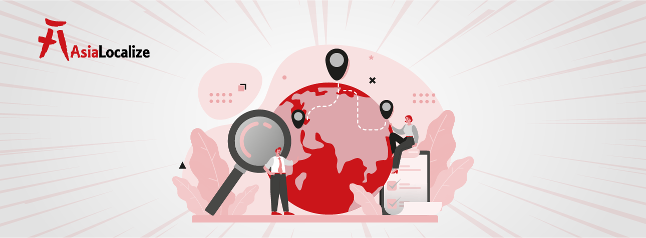 Team planning an international expansion across global markets