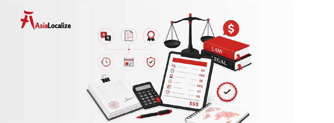 Legal translation rates and pricing factors for businesses