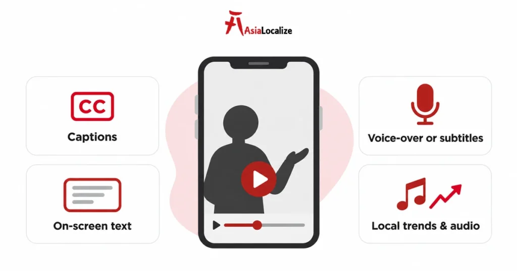 Four decisions for localizing short-form video for Asian markets