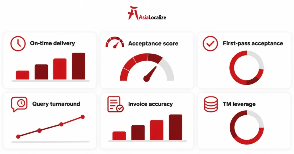 Six translation KPIs for measuring vendor performance