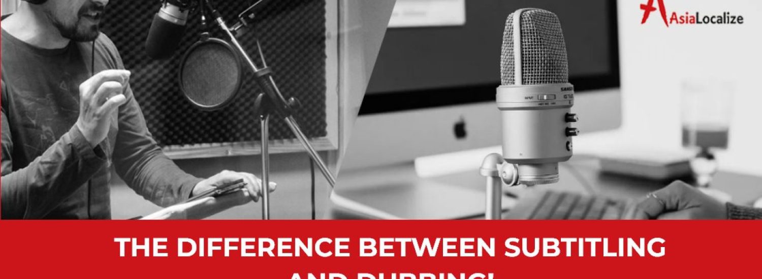 Title: "The Difference Between Subtitling and Dubbing" – Subtitling involves displaying translated text on-screen, while dubbing replaces the original audio with a translated voiceover.