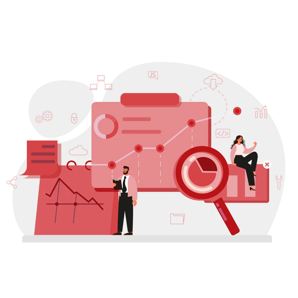 Game localization analytics—dashboard, charts and team reviewing results to optimize launches.